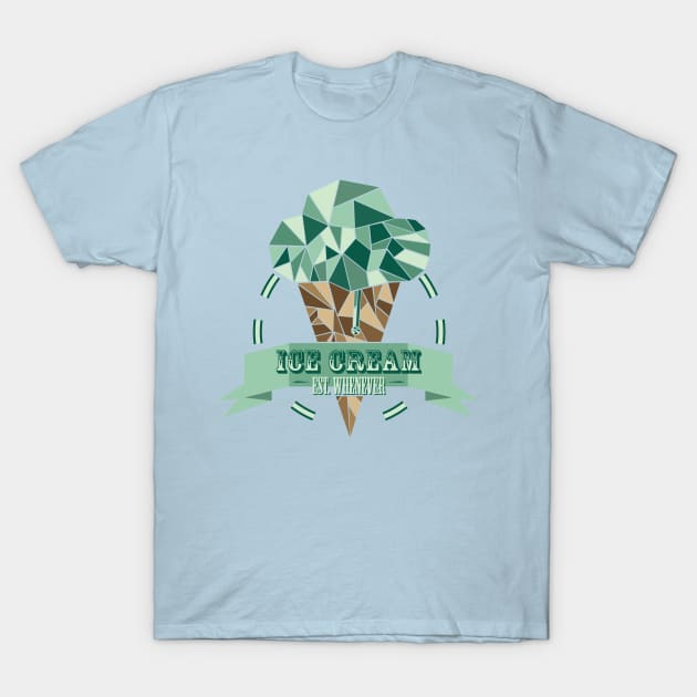 Ice Cream (Est. Whenever) T-Shirt by S3NTRYdesigns